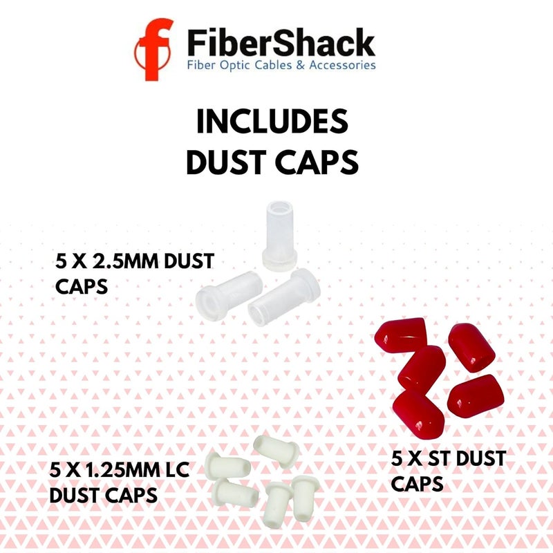 Fibershack - Bulkhead Fiber Optic Adapter Kit - 4 Piece Fiber Adapter Kit for SCUPC, SCAPC & LC to SC Cable Conversion - Fiber Optic Connector Kit for Fiber Conversion - Image 5